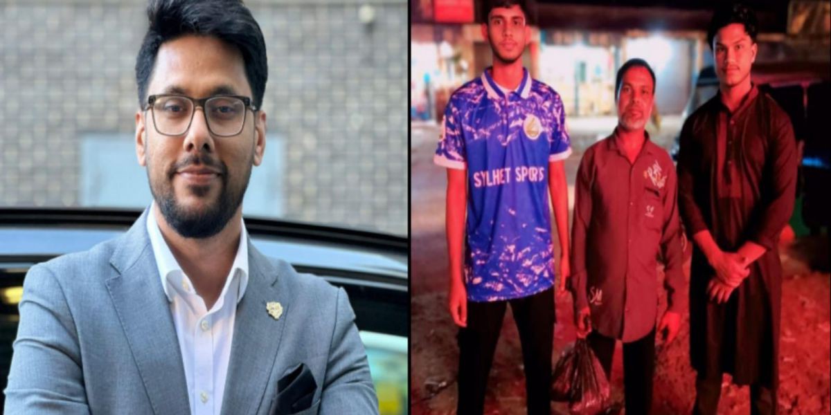 সিলেটে এনসিপির কেন্দ্রীয় নেতা ব্যারিস্টার নুরুল হুদা জুনেদের পক্ষ থেকে জুলাই আন্দোলনের শহীদ পরিবারদের মধ্যে কোরবানীর মাংস বিতরণ..