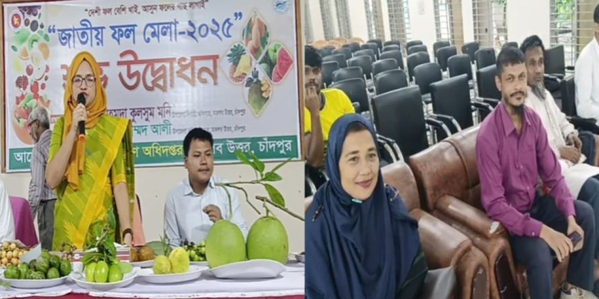 দায়সারা জাতীয় ফল মেলার অভিযোগ   ইউএনও ও কৃষি কর্মকর্তার ভিন্ন মত..