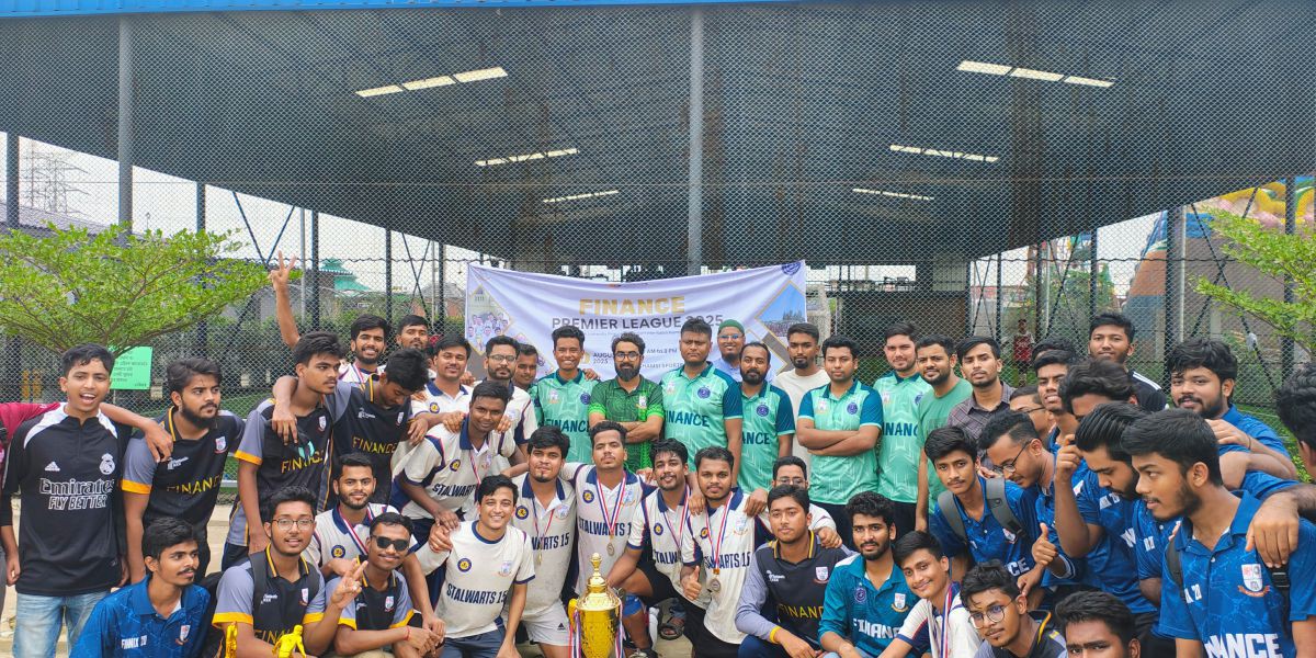 জগন্নাথ বিশ্ববিদ্যালয়ে ফিন্যান্স প্রিমিয়ার লিগে ১৫তম ব্যাচের টানা দ্বিতীয় শিরোপা জয়..