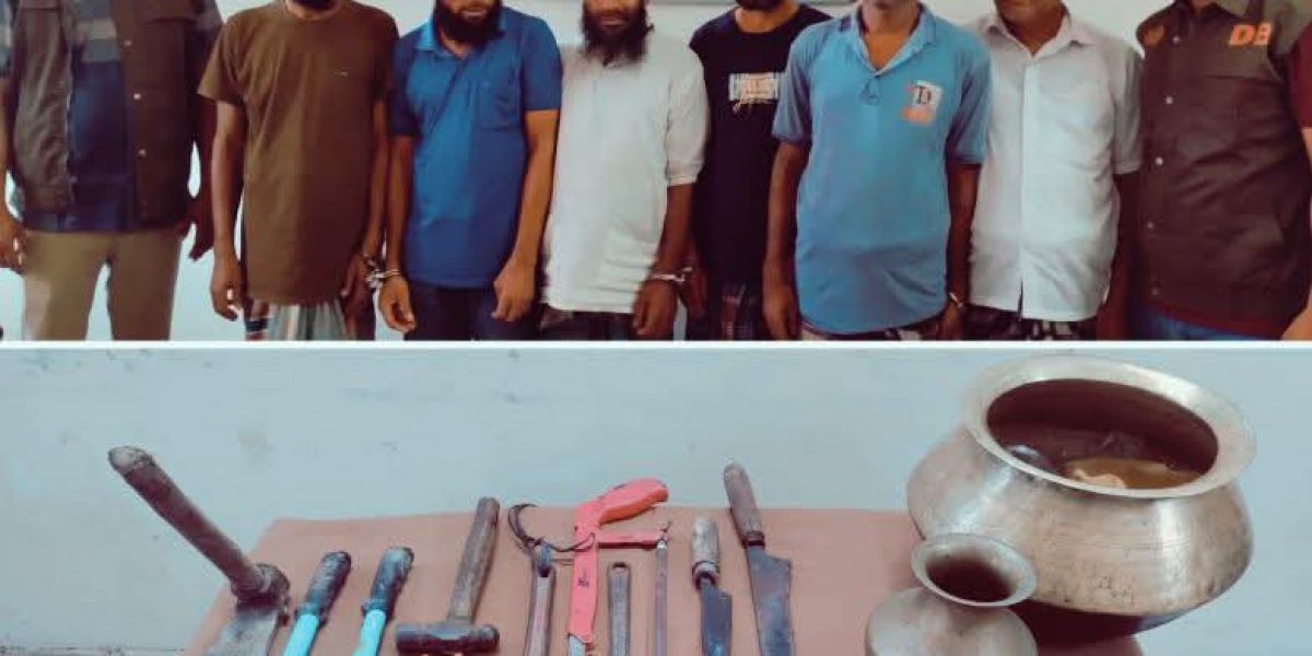 দিনাজপুরে গোয়েন্দা পুলিশের অভিযানে অজ্ঞানপার্টি ও চোরচক্রের ৬ সদস্য গ্রেফতার..