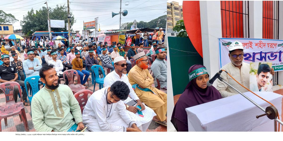 মির্জাপুরে জুলাই শহীদদের স্বরণে জাতীয় নাগরিক পার্টির পথসভা..