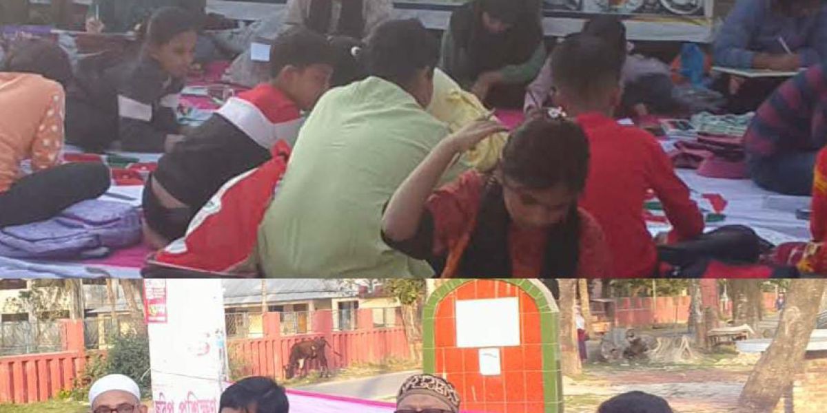 বরগুনায় প্রয়াত এমপির নামে চিত্রাংকন প্রতিযোগিতা 