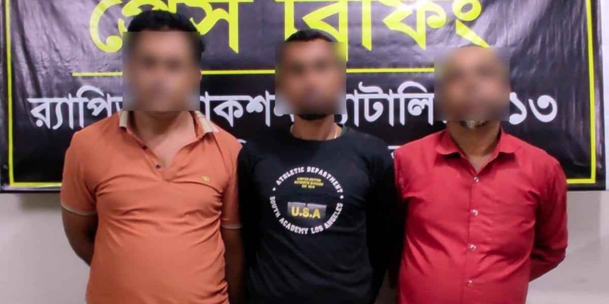 দিনাজপুরে মাদকদ্রব্যসহ ৫ কারবারি গ্রেফতার
