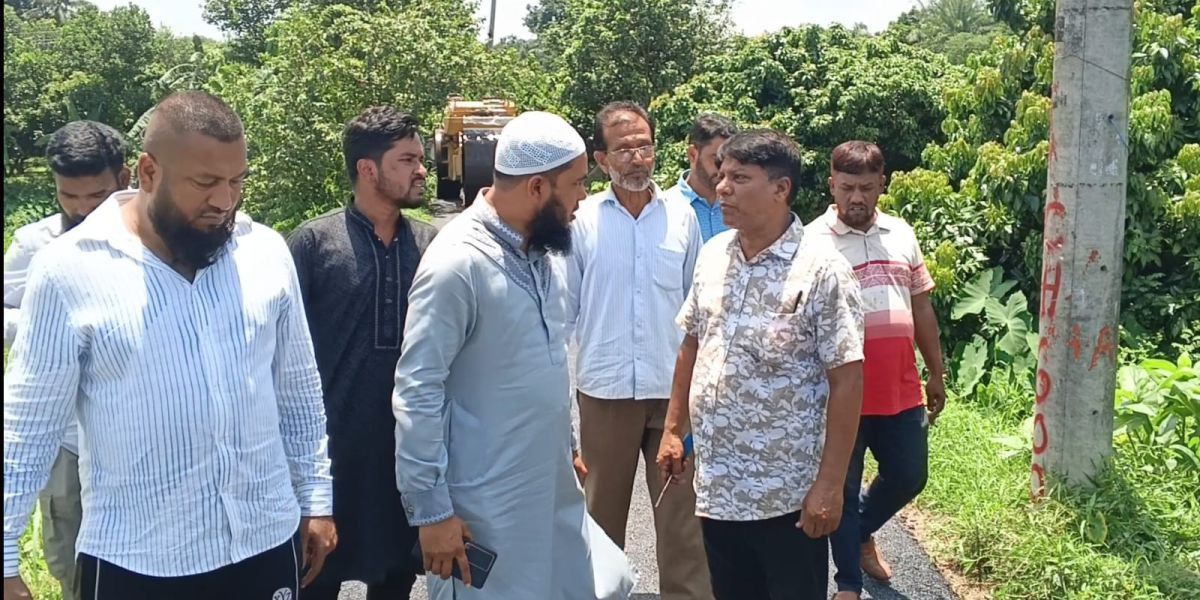 উন্নয়নকাজে অনিয়ম নয়, টেকসই সড়ক চান আব্দুল্লাহ আল মামুন