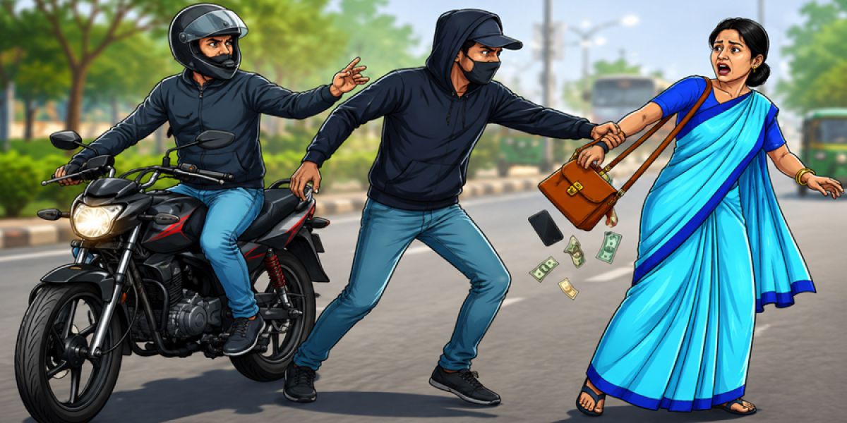 যশোরে রিকশা থামিয়ে মহিলার ব্যাগভর্তি টাকা ছিনতাই!