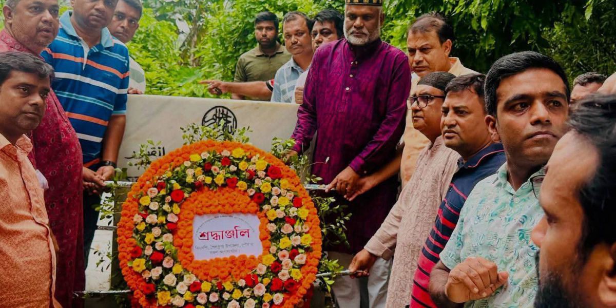 শৈলকুপায় জুলাই আন্দোলনের শহীদ সাব্বিরের সমাধিতে উপজেলা বিএনপির শ্রদ্ধা..