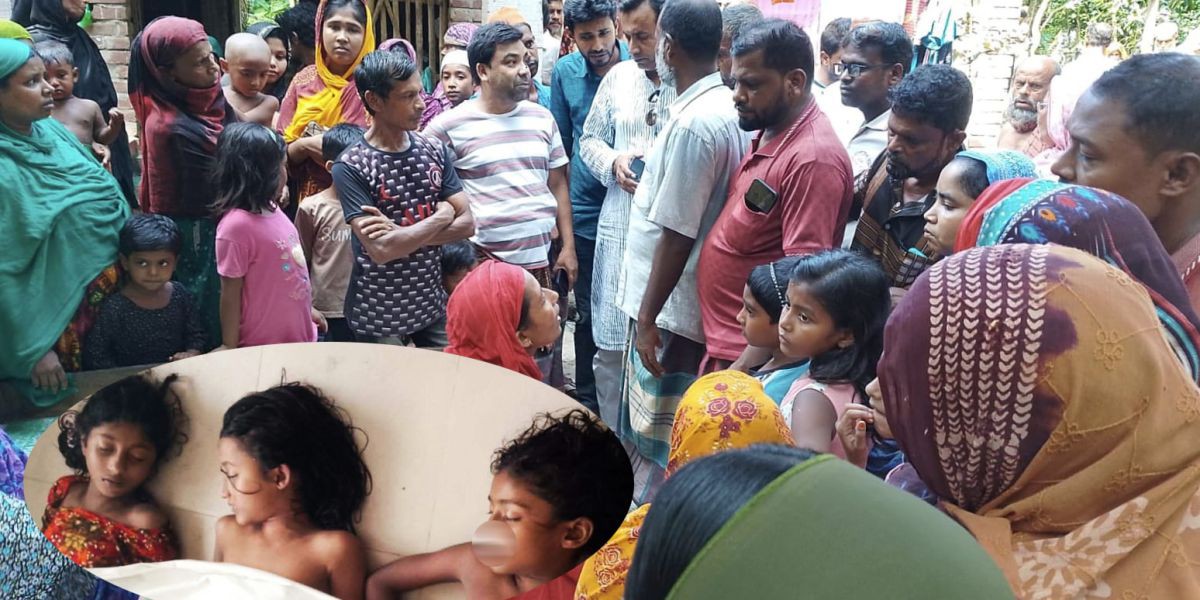 পুকুরে গোসল করতে গিয়ে আপন দুই বোনসহ তিন শিশুর মৃত্যু!