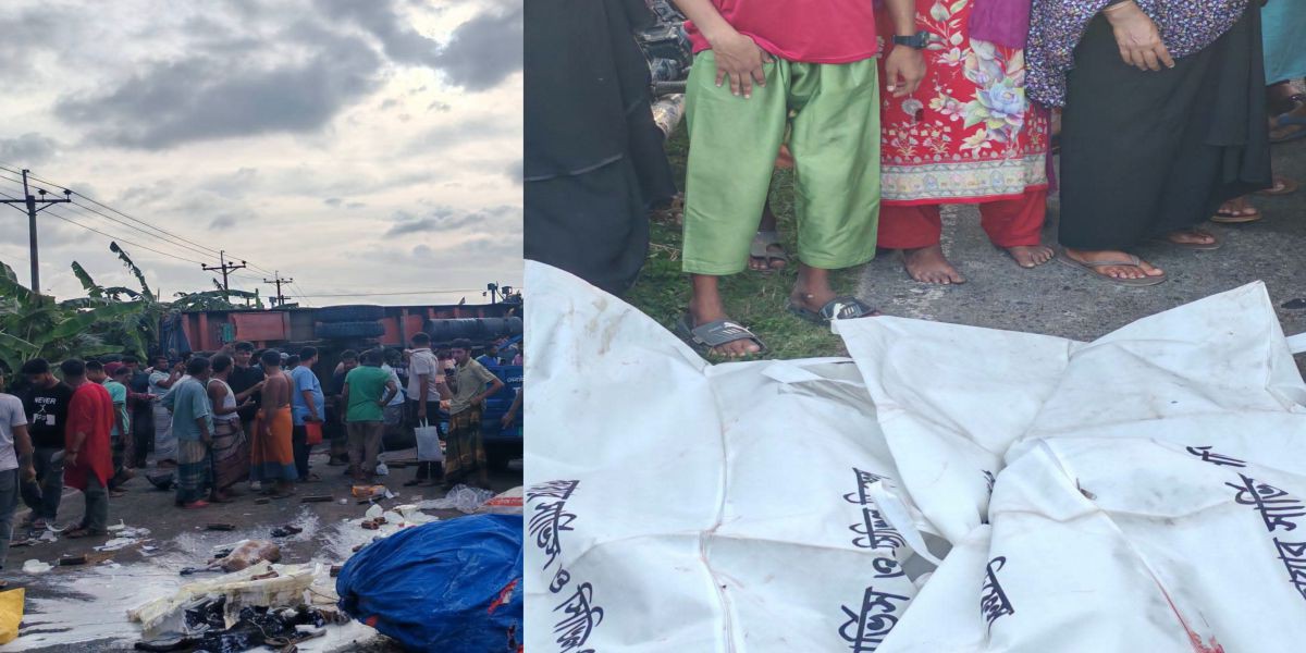 নেত্রকোনায় ট্রাক-পিকআপভ্যান মুখোমুখি সংঘর্ষে প্রাণ গেল চারজনের, আহত ৫-৬ জন..