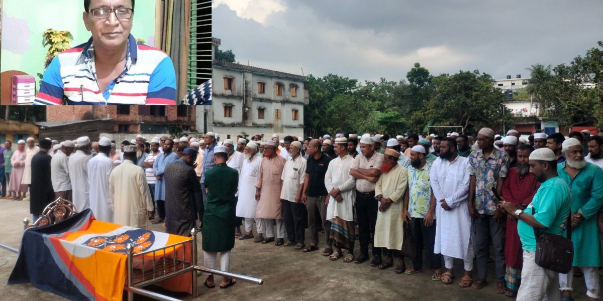 শহরের পরিচিত মুখ সাতক্ষীরার সিনিয়র সাংবাদিক শেখ আব্দুল আলীমের দাফন সম্পন্ন ..