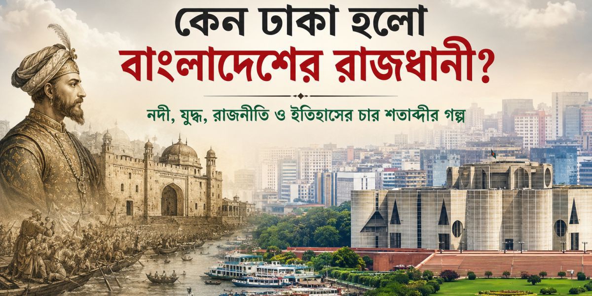 কেন ঢাকা হলো বাংলাদেশের রাজধানী? নদী, যুদ্ধ, রাজনীতি ও ইতিহাসের চার শতাব্দীর গল্প..