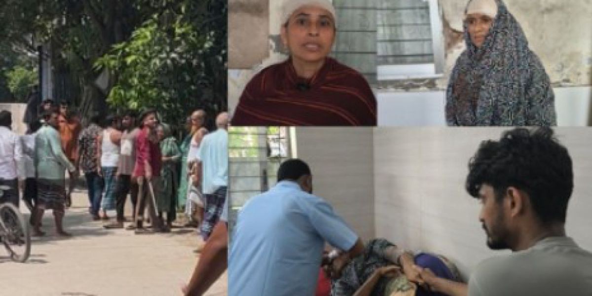 সোনারগাঁয়ে জমি সংক্রান্ত বিরোধের জেরে দুই পক্ষের  সংঘর্ষ ,নারীসহ আহত ১০..
