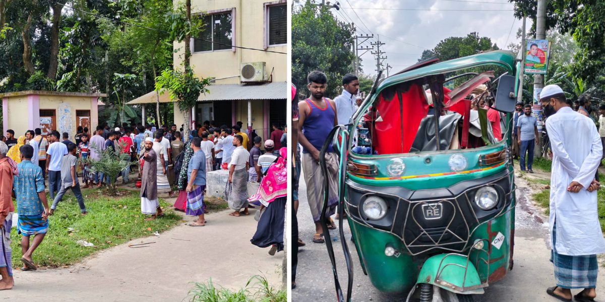 সিরাজগঞ্জে বাস-সিএনজি সংঘর্ষে আহত ৩, এক কলেজছাত্রী নিহত