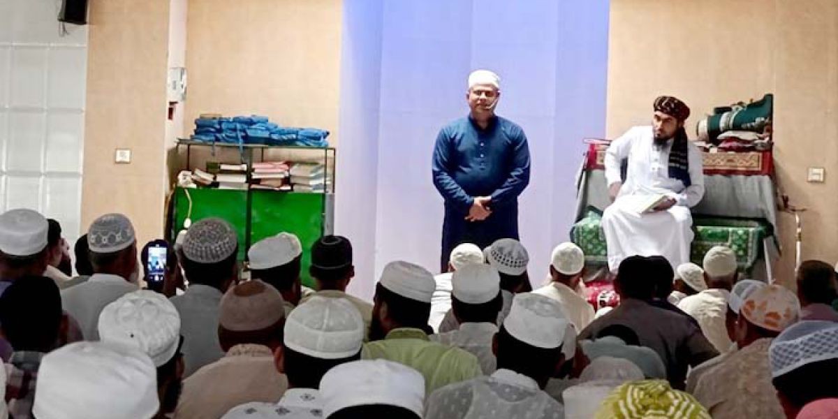 মাদক জুয়া নির্মূলে ঈশ্বরগঞ্জ মার্কায মসজিদে ওসির কঠোর বার্তা..