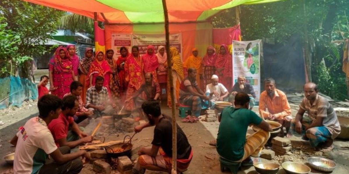বরগুনায় গৃহস্থালি কাজে পুরুষের অংশগ্রহণ নিশ্চিত করতে সচেতনতামূলক কার্যক্রম..