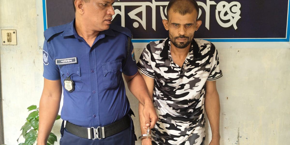 সিরাজগঞ্জে চুরির ৮ দিন পর আসামি গ্রেপ্তার, চুরিকৃত মালামাল উদ্ধার..