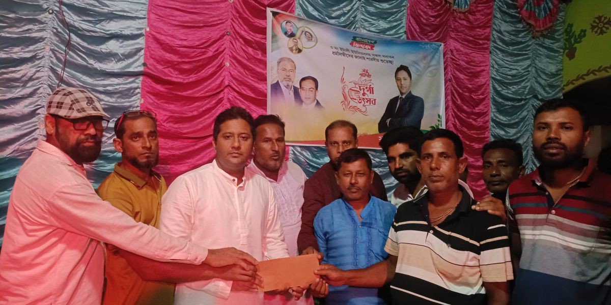 সিংড়ায় বিভিন্ন পূজামণ্ডপ পরিদর্শন করলেন চেয়ারম্যান প্রার্থী সালাহউদ্দিন সবুজ..