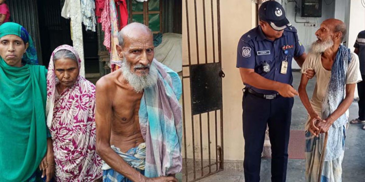 বৃদ্ধের অভিযোগ শুনে তাৎক্ষণিক পুলিশ পাঠালেন ওসি সাজ্জাদ রোমন..