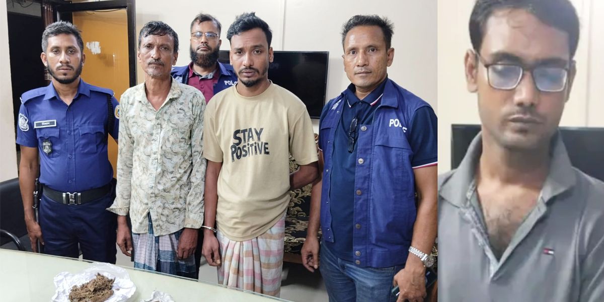 তালতলীতে মাদকবিরোধী অভিযানে ইয়াবা-গাঁজাসহ গ্রেপ্তার ৩, পলাতক ২..